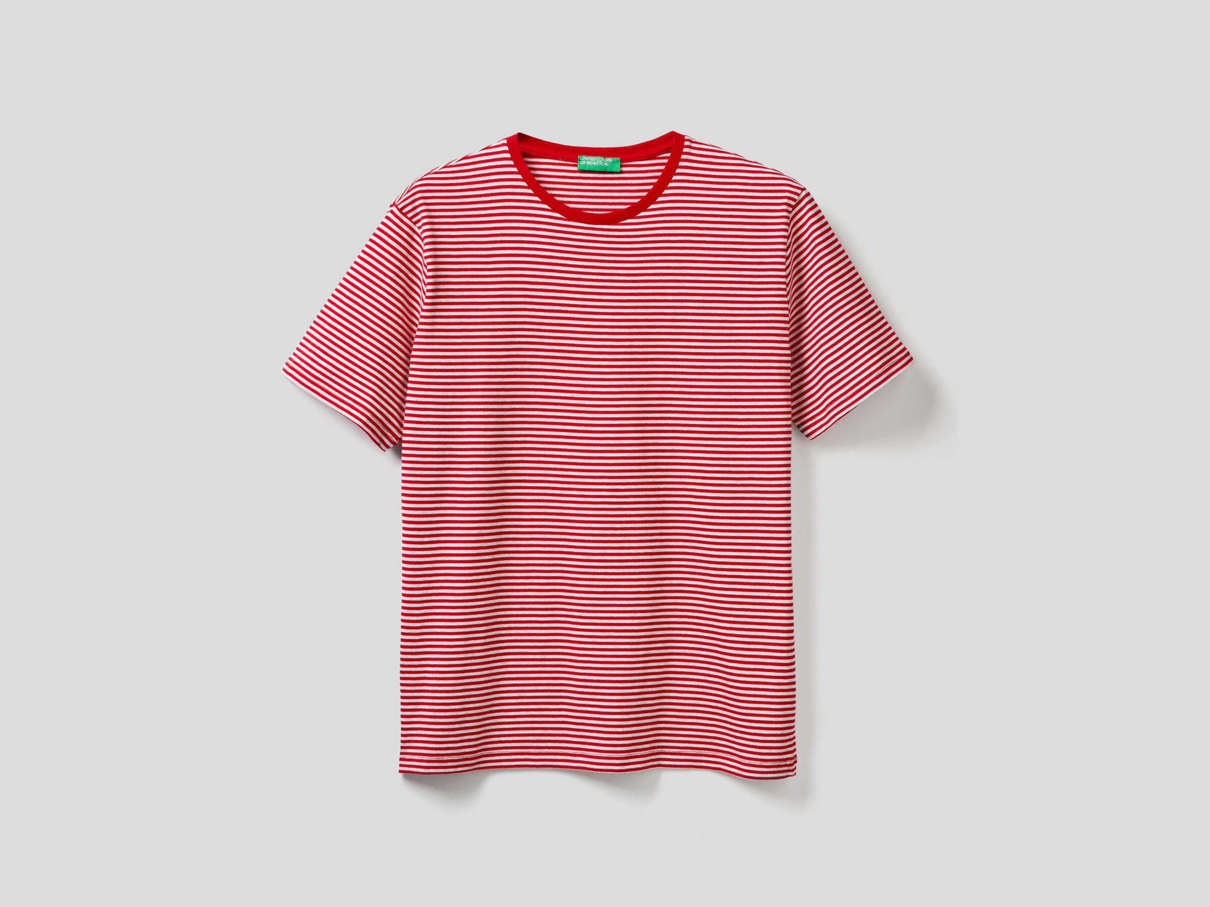 Striped t-shirt in pure cotton Men image number 4